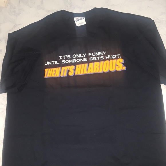 Navy blue short sleeve tshirt sz Large - Picture 3 of 5